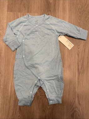 Nest Design Bamboo Cotton Basics Kimono Long Sleeve Romper